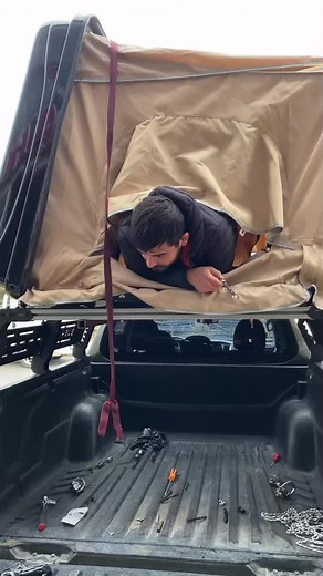 Organizing Tools in a Pickup Truck Cargo Area