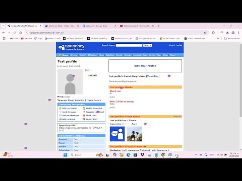 How to add falling gifs to your SpaceHey profile!