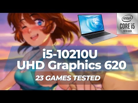 Intel Core i5-10210U \\ UHD Graphics 620 \\ 23 GAMES TESTED IN 10/2022 (8GB RAM)