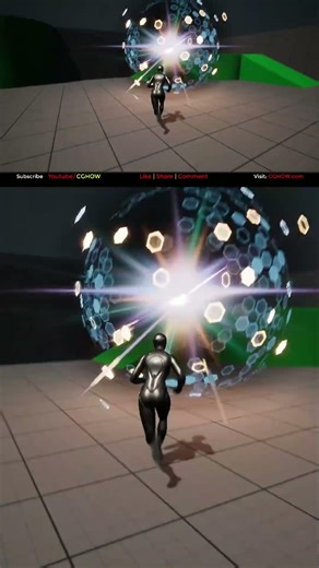 Sci-Fi Hex Shield FX in Unreal Engine 5 Niagara