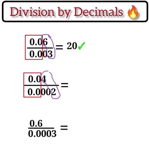 😱 Decimal Division Trick! 99% Students Fail ❌🔥#decimal #calculation #shorts