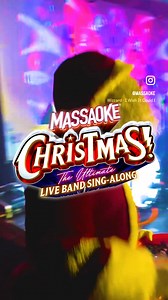 5.1K views |  MASSAOKE XMAS LIVE!  Forget the office party - the ultimate festive knees-up is BACK ⛄️ Louder, wilder, and bigger than ever! Expect:  Live festive bangers  Giant singalong lyrics  Pure Christmas carnage  Tickets on sale now! | Massaoke | Facebook