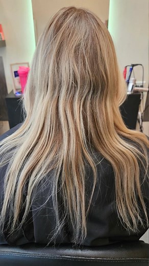 Can you spot the tapes?  Reinstall using Bellami tape — color-matched, sealed with K18, and blended to perfection. No bulk. No damage. Just seamless hair.  Book with Alexia for an extension service! #BellamiTape #TapeInExtensions #FineHairSpecialist #K18Hair #VernonStylist | The Color Room Vernon | Facebook