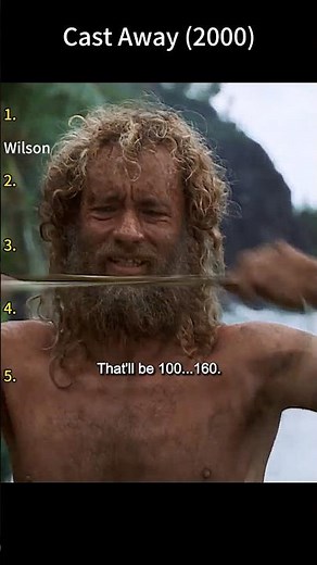 Cast Away (2000) | Chuck Decides to Build a Raft and Set Sail