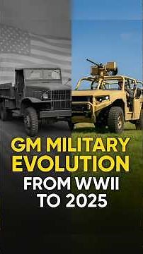 The Evolution of GM Military Vehicles: From WWII to Modern Warfare #Military #Technology