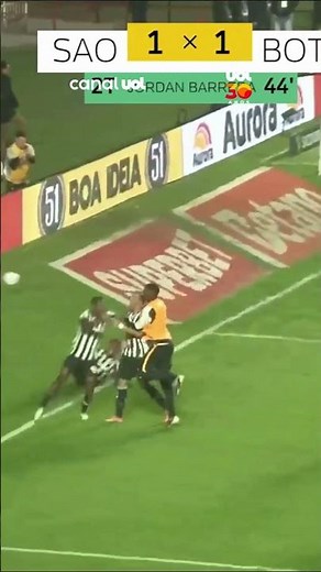 O GOLAÇO QUE DEU O EMPATE PRO BOTAFOGO DIANTE DO SÃO PAULO PELO BRASILEIRÃO!