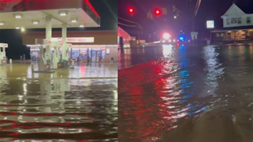 Video captures intense flooding conditions in Butler County