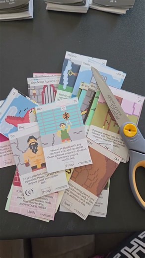 Let's make prototype cards! #cards #cardgame #livingcardgame #explore #newfollowers