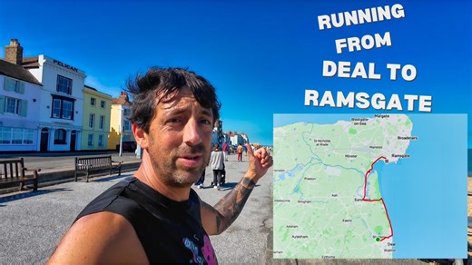 82K views · 995 reactions | This was a nice run along the Kent coast! I started at Deal seafront and battled the hot, sunny weather as I made my way past a couple of stunning golf courses. From there, I pushed through the historic town of Sandwich and followed the river all the way to the finish line—the amazing Hugin Viking Ship at Ramsgate. #Running #UKRunning #CoastalRun #Deal #Sandwich #Ramsgate #VikingShip #UKAdventures #HotRun #ChasingTheSun | Get Wild | Facebook
