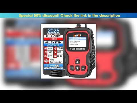 Must Buy Ancel VD500 OBD2 Scanner for VW Car Code Reader Oil Reset EPB DTC TP ABS SRS Full System D