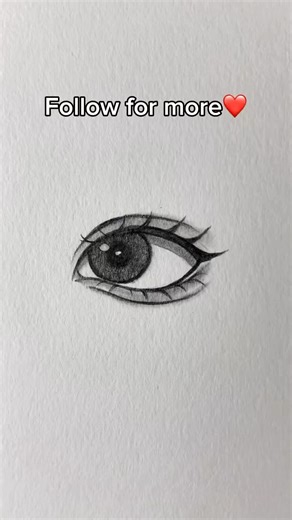 Easy eye tutorial✨⚡️ #howtodraw #shorts