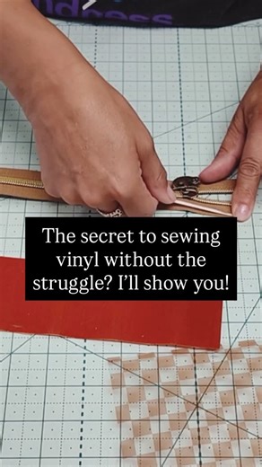 Missy Luukkonen on Instagram: "Vinyl can be tricky, but not when you know this simple method. I’ll walk you through step-by-step how to sew this vinyl zipper pouch with zero frustration. And the best part? The full tutorial is completely FREE! Want the link? Comment SHOW ME below and I’ll send it straight to you. #sewingtutorial #vinylpouch #zipperpouch #sewingprojects #sewinginspiration #diysewing #freesewingtutorial #sewistsofinstagram #bagmaking #sewingvinyl #handmadesewing #sewingpatterns #d