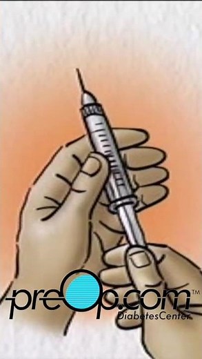 🔍 PreOp® Mixing Insulin Patient Ed 💡Insight That Empowers Care✨ #shorts