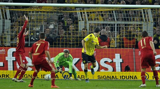 Der legendäre Klassiker 2012: BVB schlägt Bayern 1:0