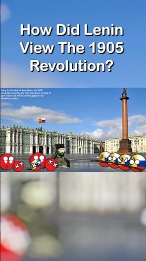 How Did Lenin View The 1905 Revolution #history #countryballs #lenin