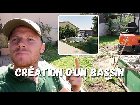 Comment faire un bassin avec une cascade et des rochers ( tuto partie 1 )