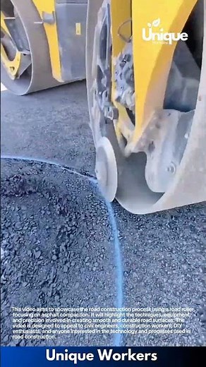 Asphalt compaction: how road rollers create smooth roads