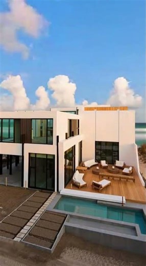Building Luxurious Modern Beach Mansion
