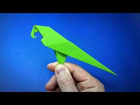 Origami parrot | How to make a Parrot out of Paper | Origami birds