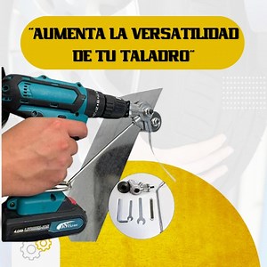 ¿Estás harto de luchar con tijeras y sierras manuales para cortar metal? Descubre el CutterPro: • Convierte tu taladro en una herramienta profesional • Cortes limpios y rápidos en acero, aluminio, cobre, hierro... • Compatible con taladros de litio 12-21V y materiales hasta 1.5mm Deseo tener acabados perfectos sin esfuerzo físico. Haz clic ahora y consigue tu CutterPro con envío gratis! | Fyru Store