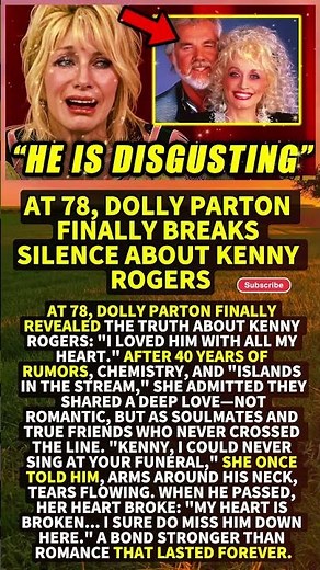 At 78, Dolly Parton FINALLY Breaks Silence About Kenny Rogers#Shorts #viral