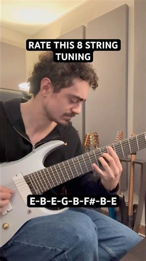 rate this 8 string tuning #guitar #8string