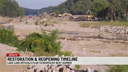 Timeline set for Lake Lure's re-opening