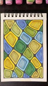 Another Fun Zendoodle Idea for Beginners | #doodle #zentangle #arttherapy #zendoodle #zendoodleart