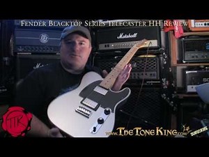 Fender Blacktop Series Tele / Telecaster HH Guitar Demo & Review using Marshall JMD:1