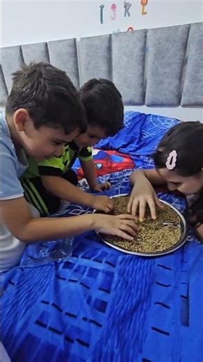 Adam, Lynn, and Ghaith are helping me 😅 #Haboush #Family #Bilal #Adam