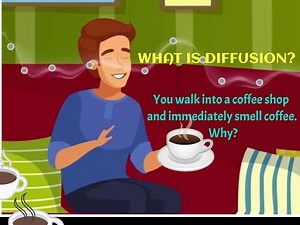 What is diffusion? | What causes diffusion? | Why can we smell food cooking from a distance?
