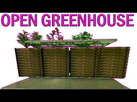 Space Efficient Greenhouse | 300% Effect | Easy Build Guide | Ark: Survival Evolved