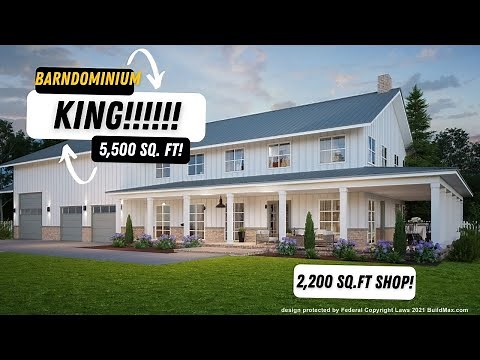 Is This the King of All Barndominiums? 5,500 Sq. Ft!