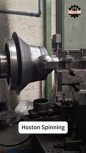 Industrial Barrel Spinning in Action #metalspinning #metalworking#shorts