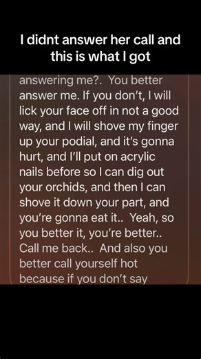 Oops my bad 😬 #threat #call #notanswered @Selah4life473