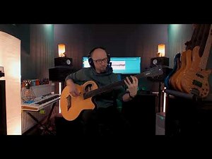 Warwick Alien Deluxe Hybrid 5 fretless acoustic bass - quick test