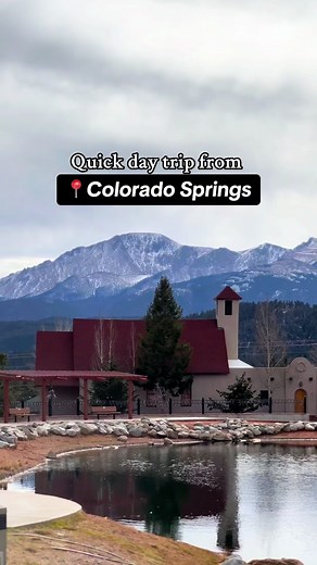 Less than 30 minutes from 📍Colorado Springs is this mountain town 🏔️ 📌Save & send for your next day trip! 📍Woodland Park, CO Is a great day trip with good hiking & views of the mountains, coffee shops & more 2 of my personal favorite spots are: The Donut Mill- they are soo good & have some of the largest cinnamon rolls I have ever seen 🍩 Bierwerks Brewery- with their brats and traditional German style beers. Plus you can sit out on the patio or inside with your furry friend as they are pet 