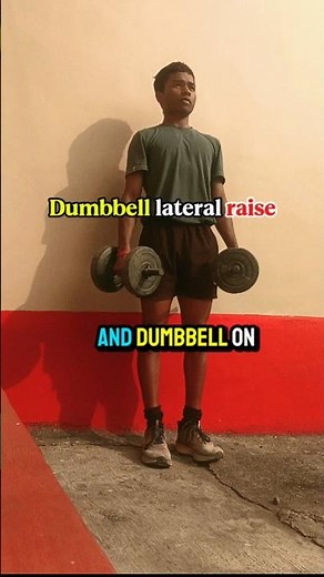 Dumbbell lateral raise || beginner 🔥