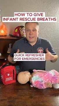 Infant Rescue Breaths - How to Give Breaths to a Baby