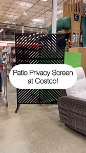 1M views · 9.1K reactions |  Patio privacy screen at Costco! This is beautiful! This has a great weight to it. | Costcohotfinds | Facebook