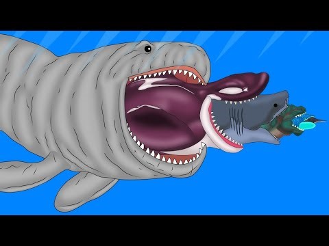 Fish Eat Fish Size Comparison // Ending Bloop Eat Killer Whale