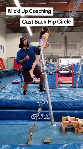 Cast Back Hip Circle Tips for Young Gymnasts