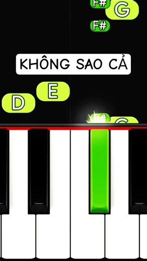 KHÔNG SAO CẢ (Piano Tutorial) #trending #piano