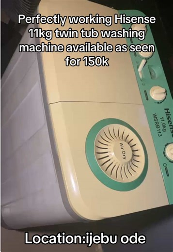 PART PAYMENT EARNS YOU SELLER'S DETAILS. KINDLY CONFIRM THAT ITEMS ARE EXACTLY AS CLAIMED BEFORE PICK UP, IF IT ISN'T, YOU GET A REFUND FROM US WITHOUT PICKING THE ITEM. WE DON'T DELIVER, THE BUYER HANDLES DELIVERY AND PRICES OF POSTED ITEMS ARE FIXED. PLEASE BEWARE OF SCAMMERS X#declutter #foryoupage #viral #decluttering #washingmachine