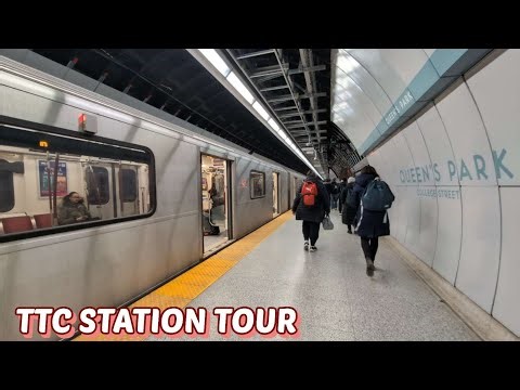 TTC Queen's Park Subway Station Tour