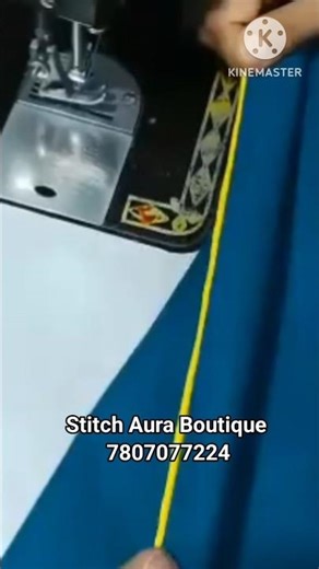 Invisible Piping Attachment — Step by Step | इनविज़िबल पाइपिंग कैसे लगाएँ #fashion#suitdesign#shorts