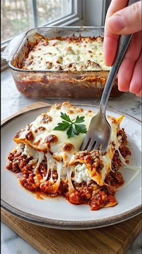 Cheesy Beef & Ricotta Lasagna