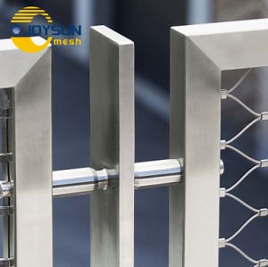 [Hot Item] 304/316 Stainless Steel Decorative Stair Railing Balustrade Anti-Fall Wire Rope Mesh for Protection