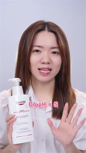 Rửa mặt dịu nhẹ cho da nhạy cảm cùng Eucerin