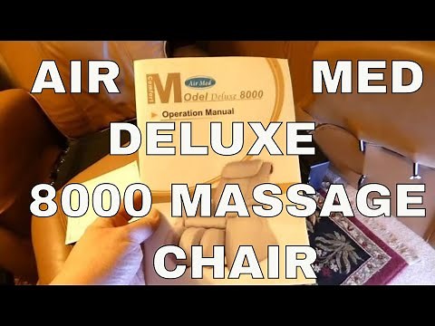 Air Med Deluxe 8000 Massage Chair - Taking Off the Arm, Folding and Diagnosing Issues Not Working
